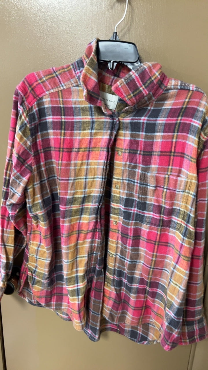 American Eagle Shirt Large Multicolor