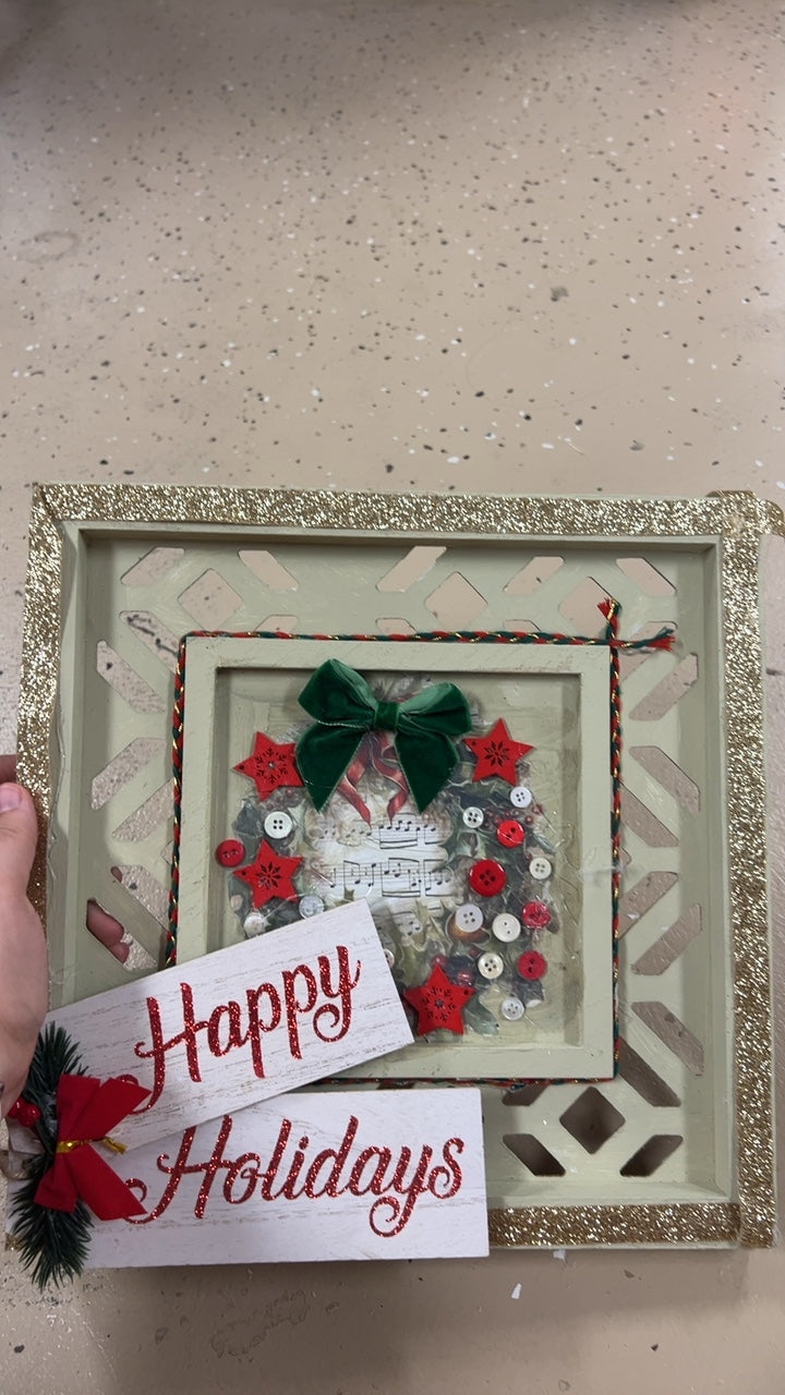 Decorative Happy Holidays 