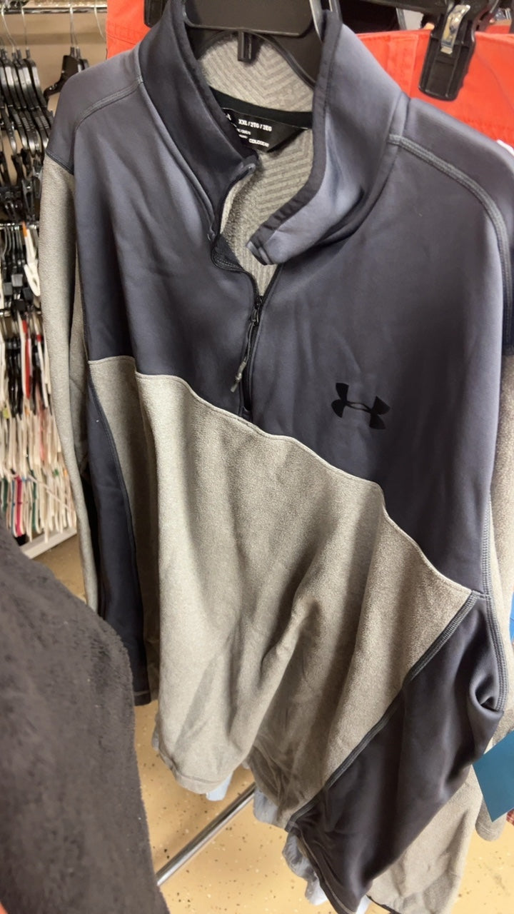 Under Armour Sweatshirt Mens XXL Gray and Black