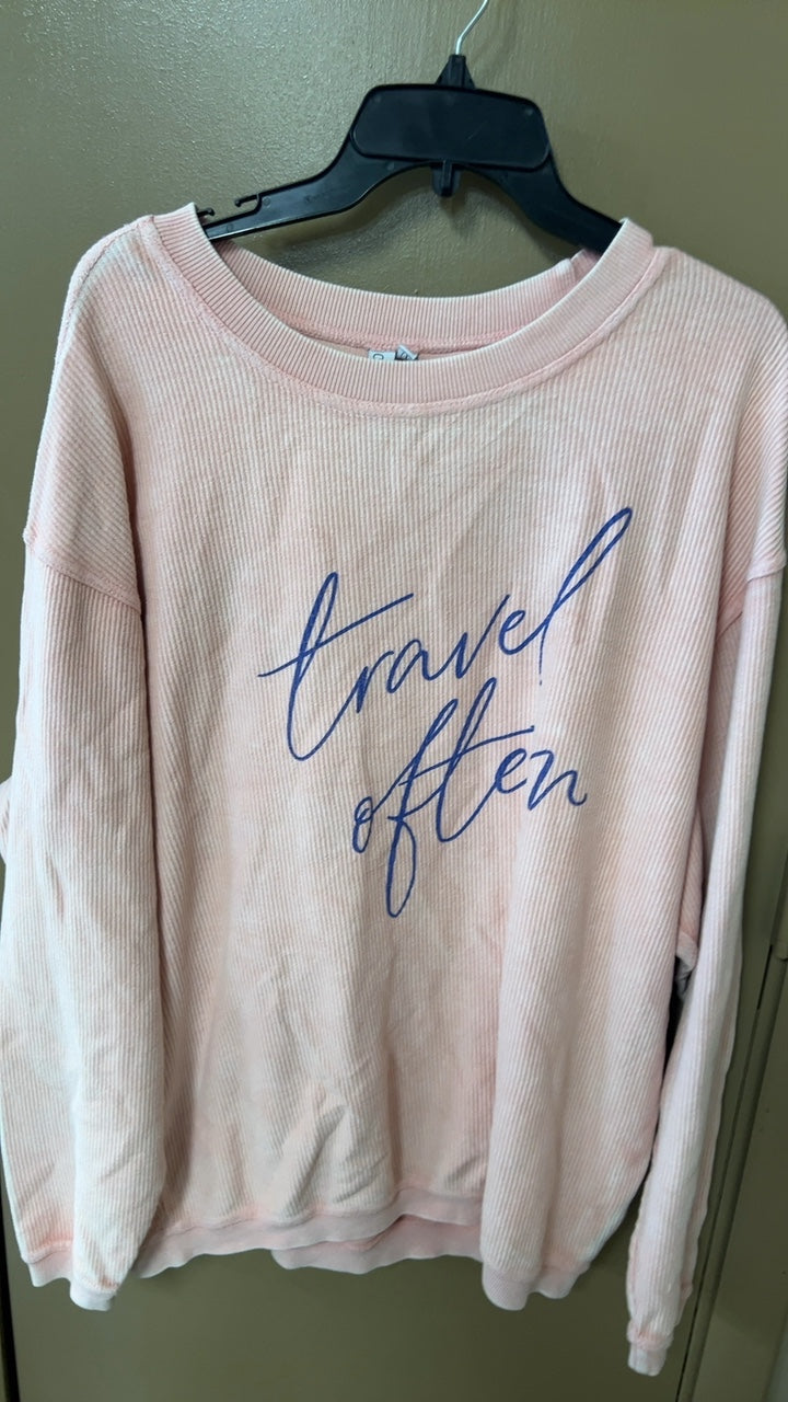 Sweatshirt Large Light pink