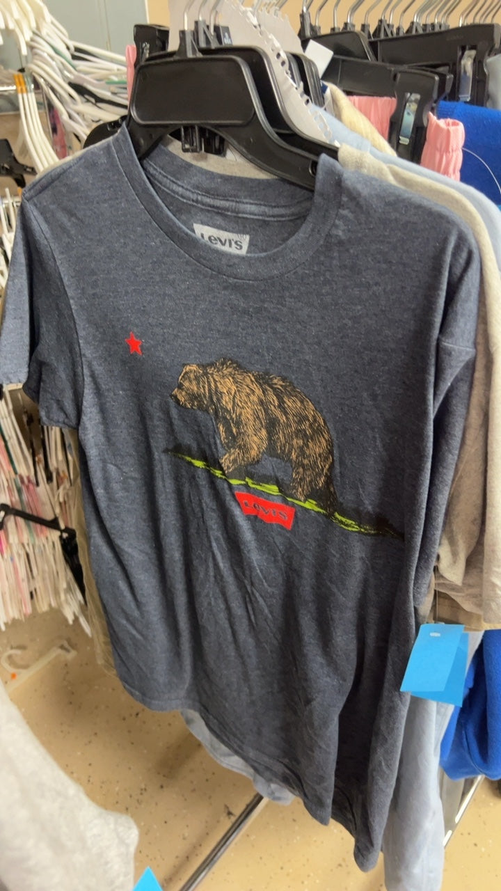 Levi's T-Shirt MENS MEDIUM Gray