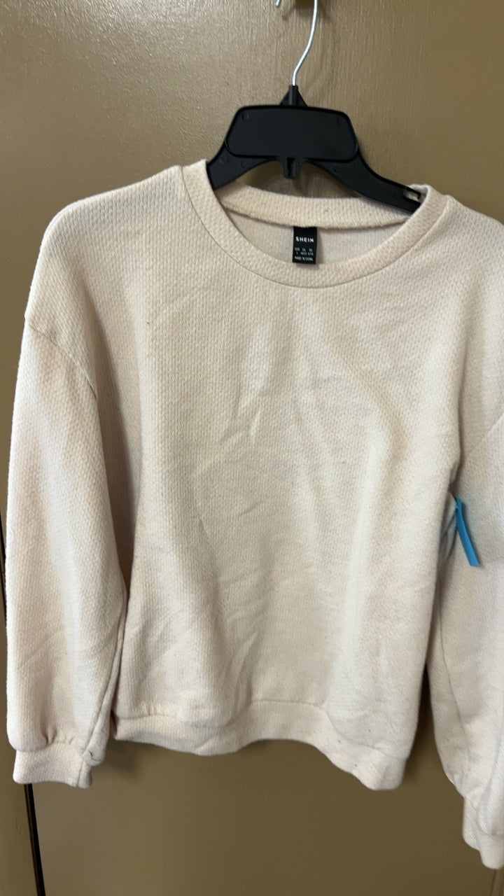 SHEIN Sweatshirt Large Beige
