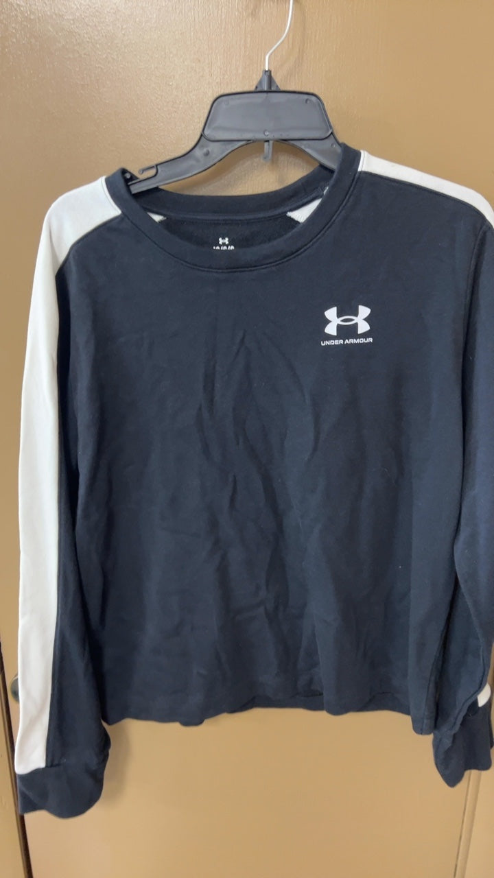 Under Armour Sweatshirt Large Black and White
