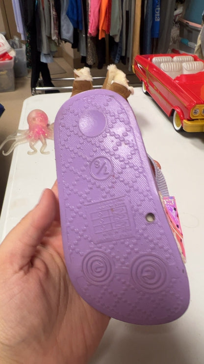 Sandals Youth 7/8 Purple