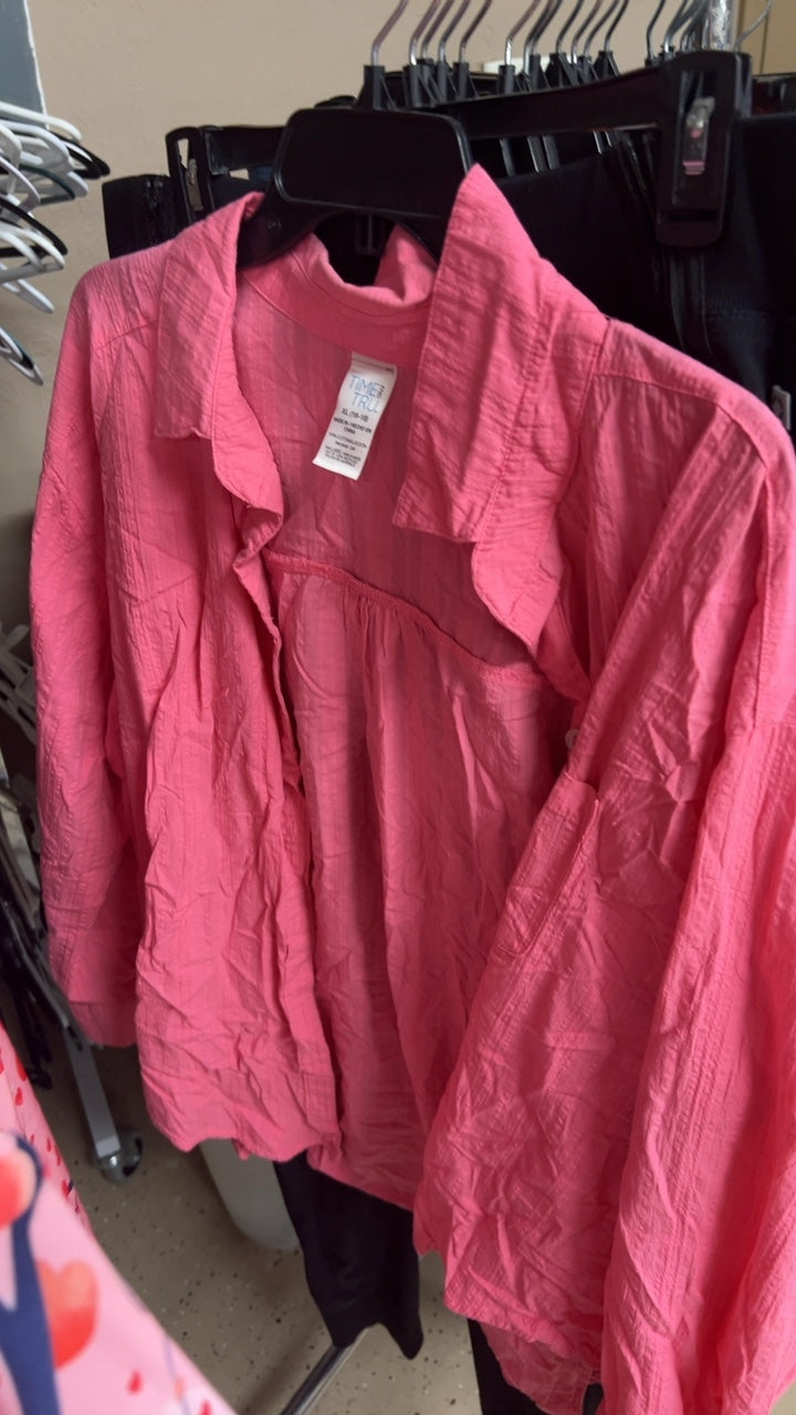 Time and True Shirt XL Pink