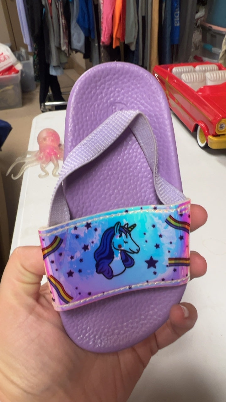 Sandals Youth 7/8 Purple