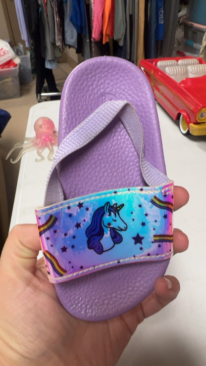 Sandals Youth 7/8 Purple