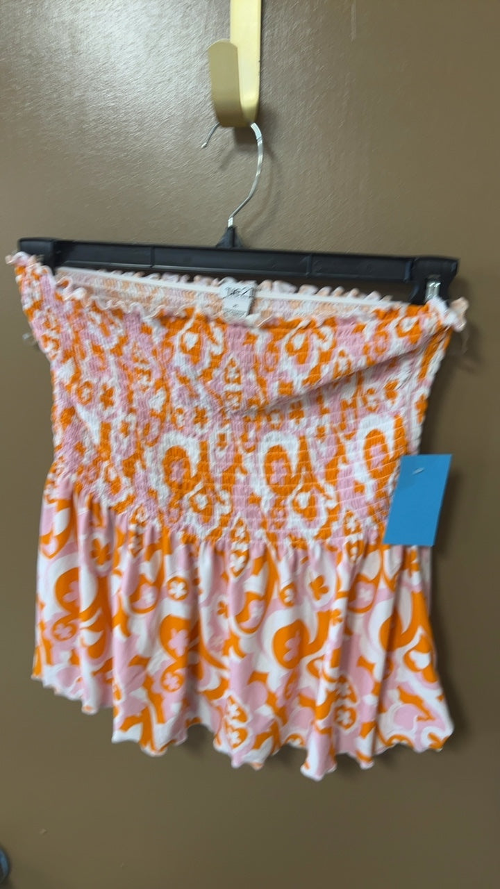 Tube Top XL Pink and Orange