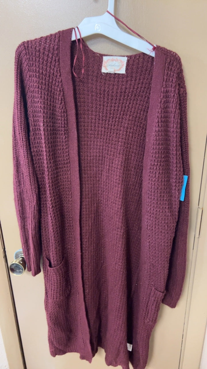 Cardigan Large Burgundy