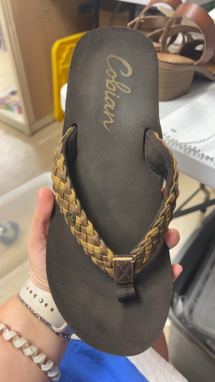 Cobian Sandals Brown and tan