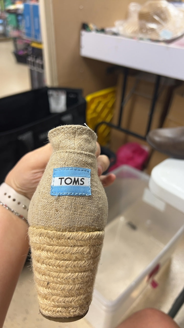 Toms Espadrille 7.5 Beige