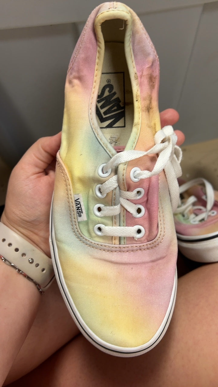 Vans Sneakers 7.5 Multicolor (Pastel shades)