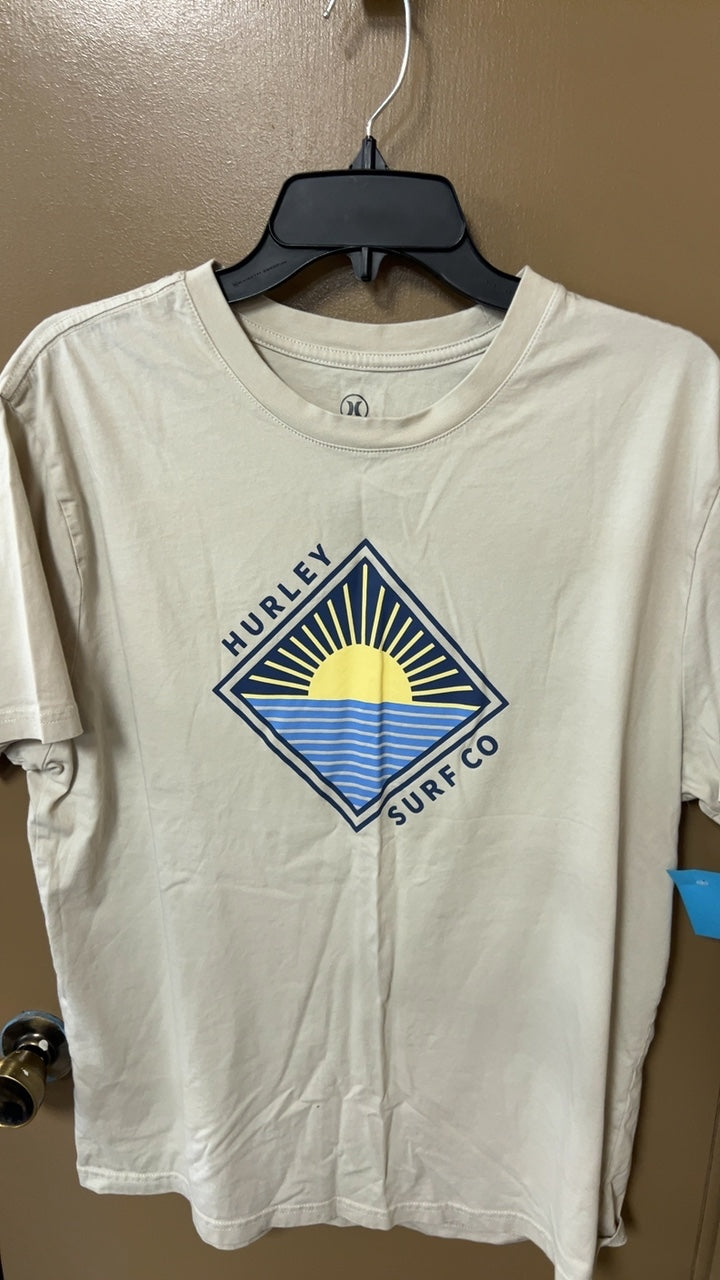 Hurley T-Shirt MENS Large Beige