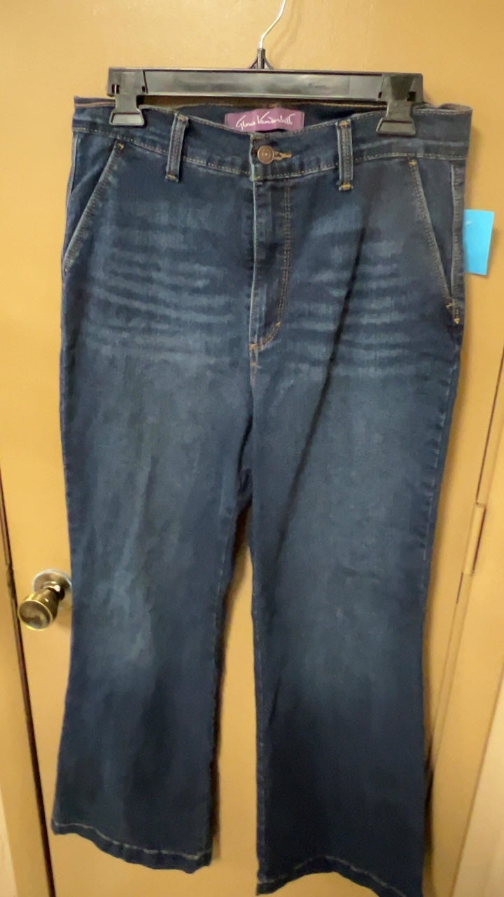 Gloria Vanderbilt Pants 10 Dark Blue