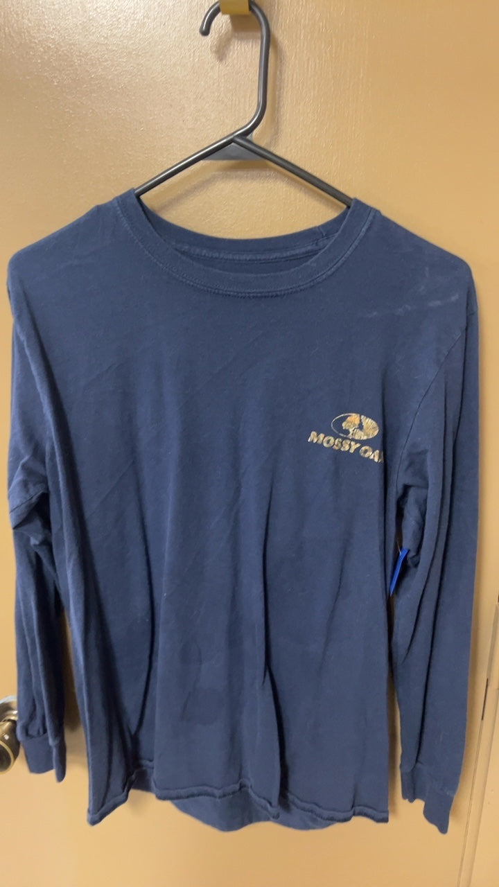 Mossy Oak Shirt MENS MEDIUM Blue