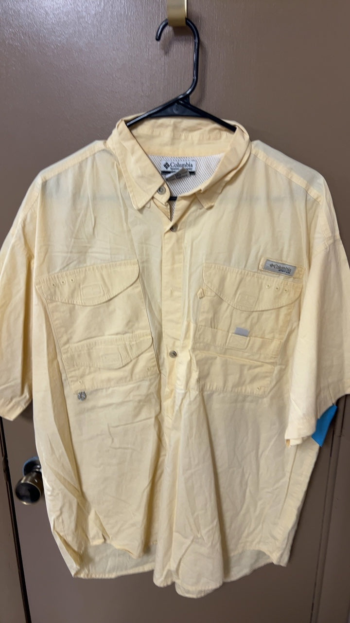 Columbia Shirt Large Cream