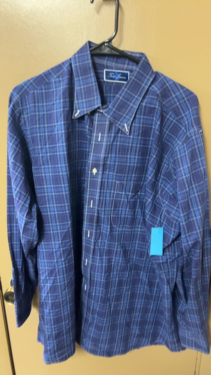 Faded Glory Shirt MENS MEDIUM Blue