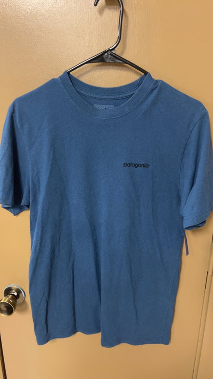 Patagonia T-Shirt MENS SMALL Blue
