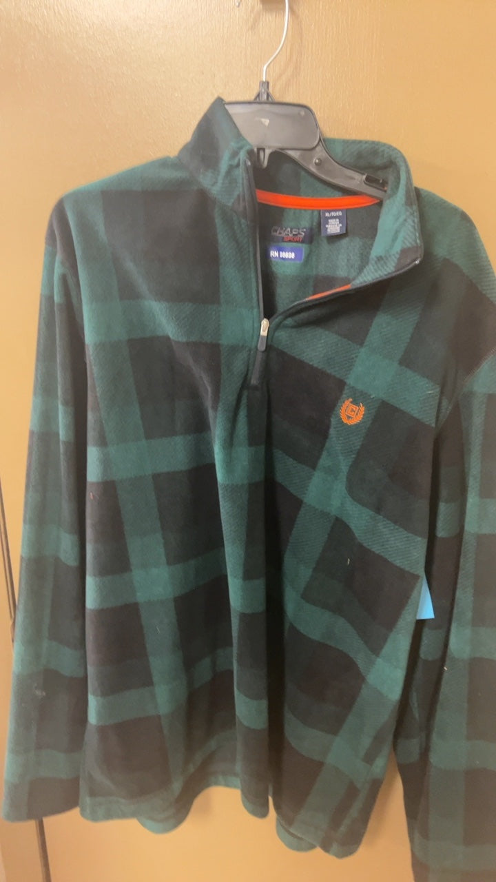 Chaps Jacket MENS XL Green and Black