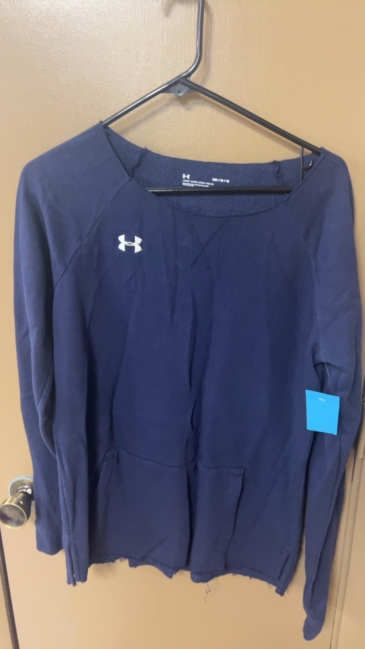 Under Armour Sweatshirt Medium Navy blue
