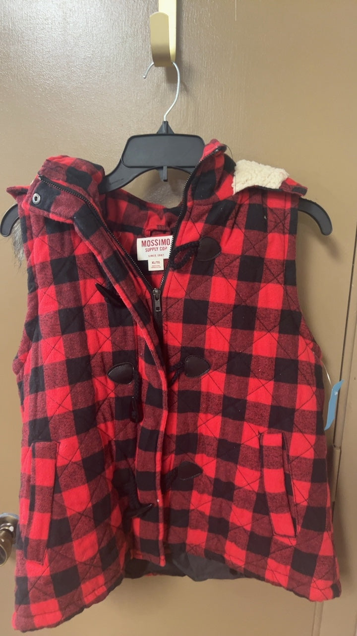 Mossimo Supply Co. Vests XL Red and Black