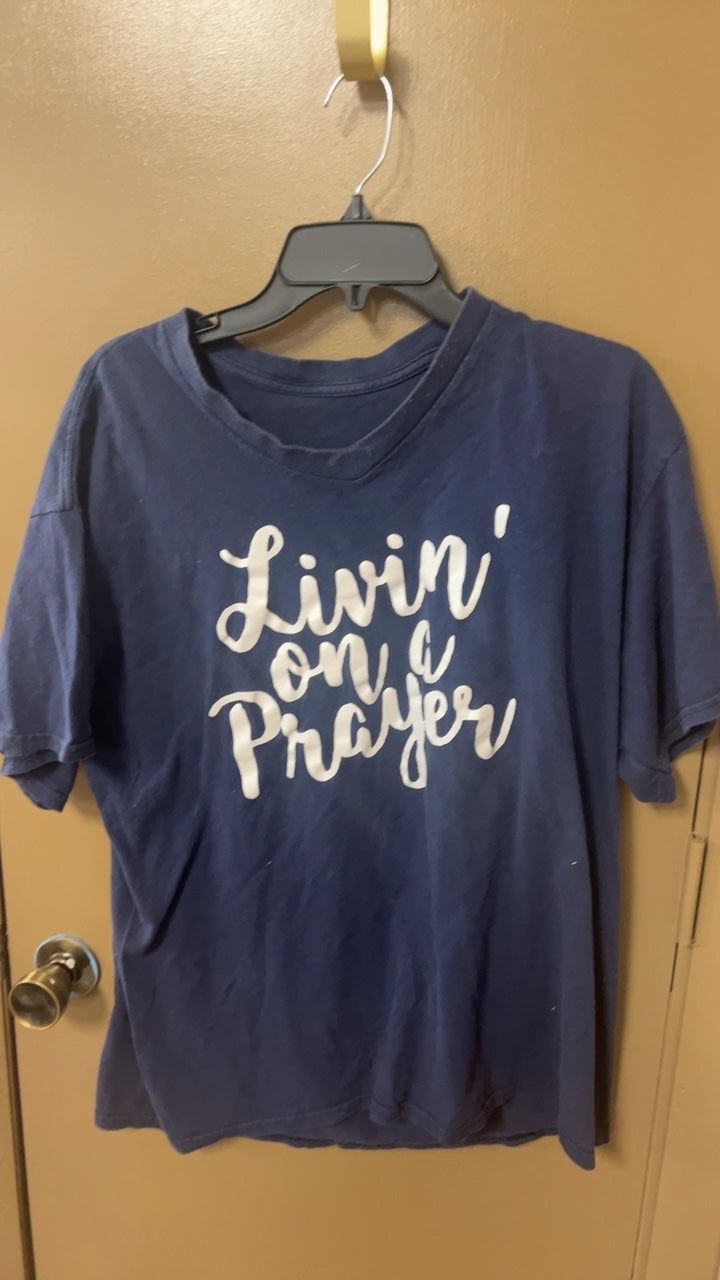T-Shirt Large Navy blue
