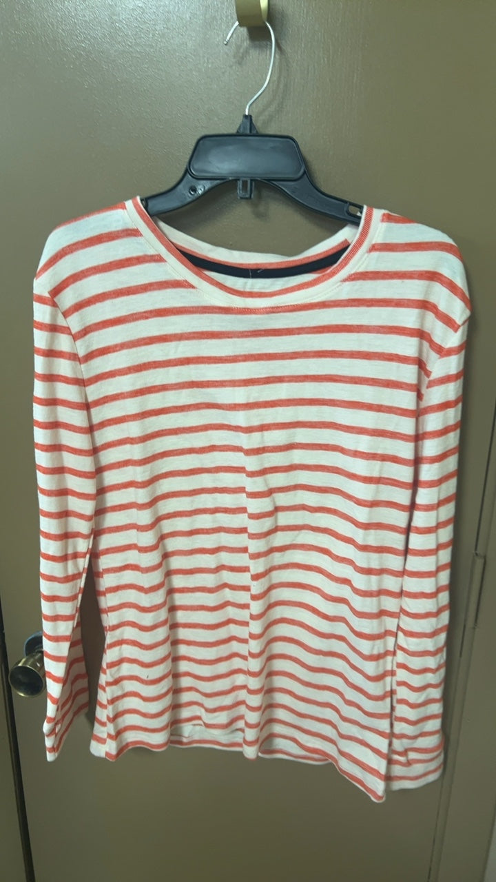 Shirt Large Red and cream stripes