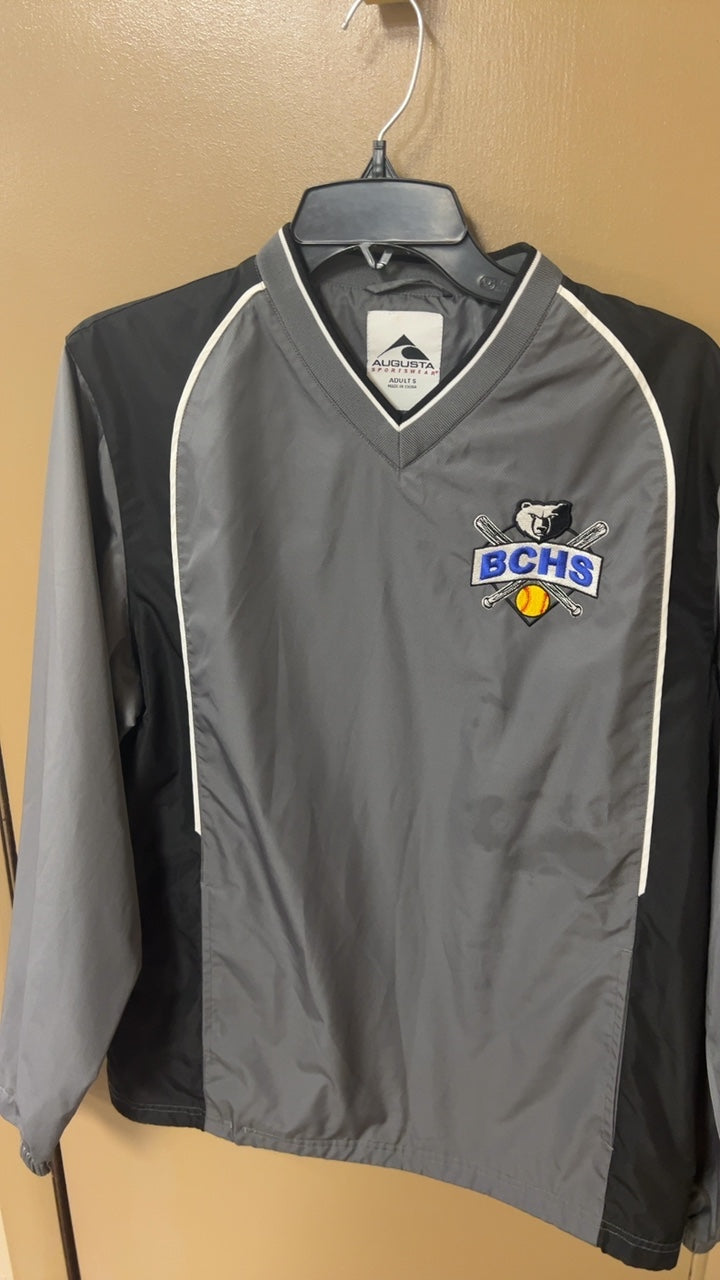 Bears Windbreaker Small Gray and Black