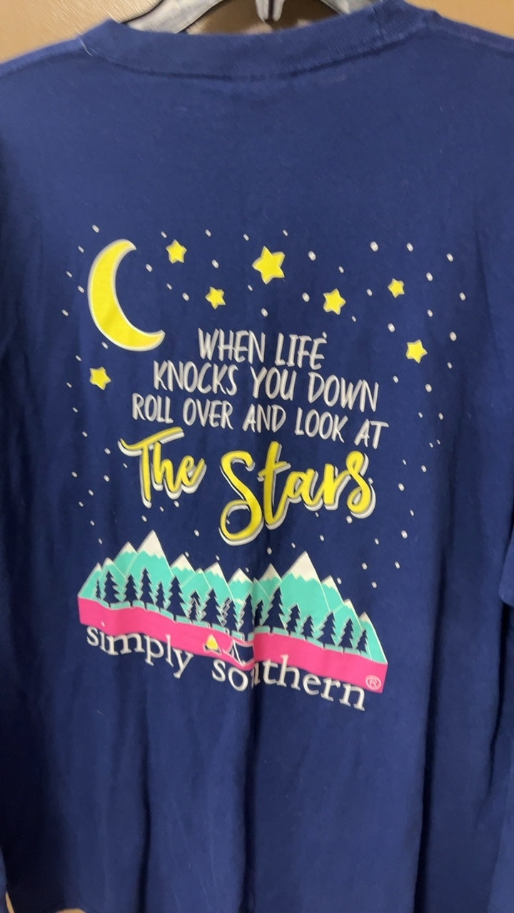 Simply Southern Sweatshirt MENS XL Blue