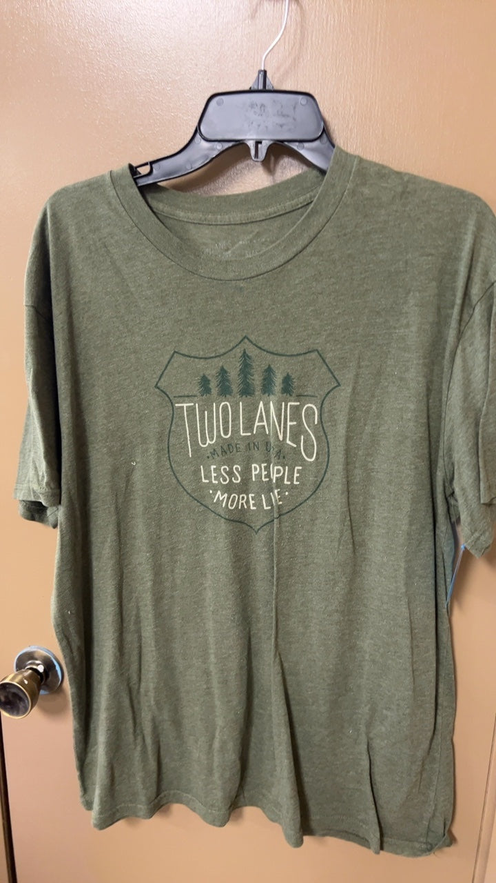 T-Shirt MENS XL Olive Green