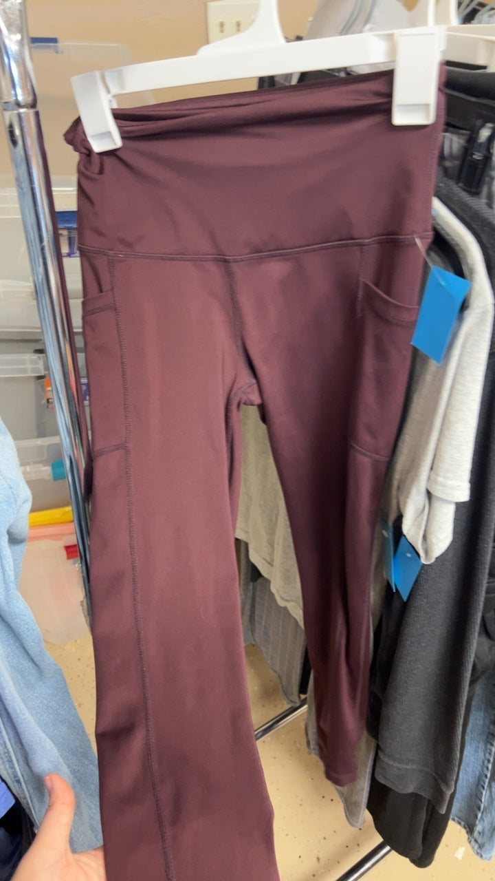 Leggings Small Burgundy
