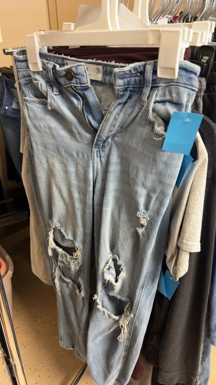 Pants 0 Light Blue