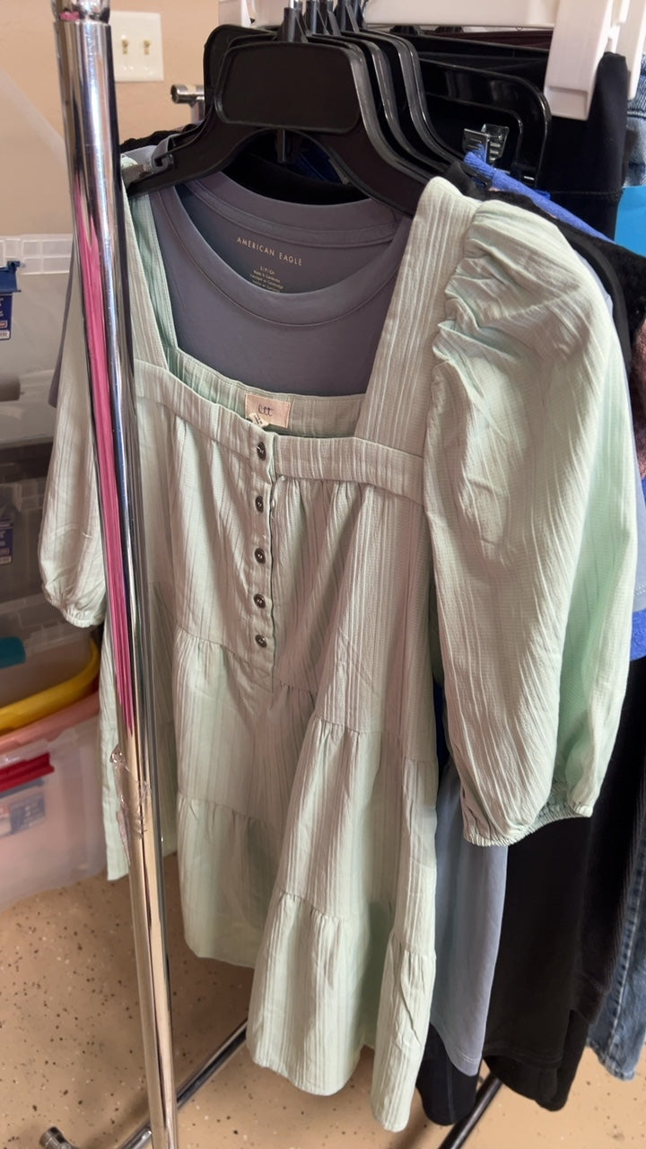 Boutique Top Small Light green/cream