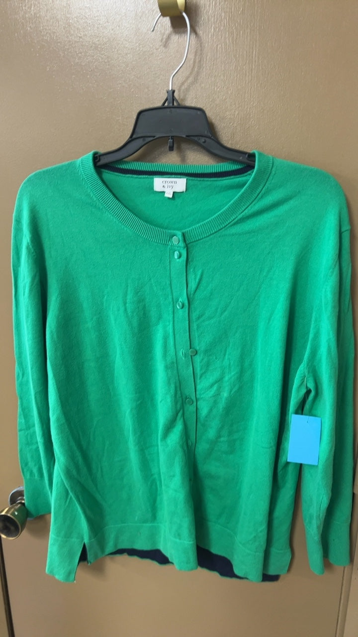 Crown & Ivy Sweater XXL Green