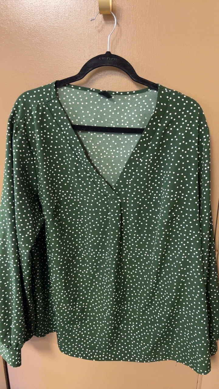 Blouse 2XL Green