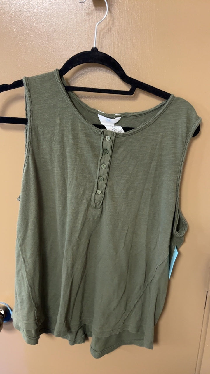 Tank top Large Olive green