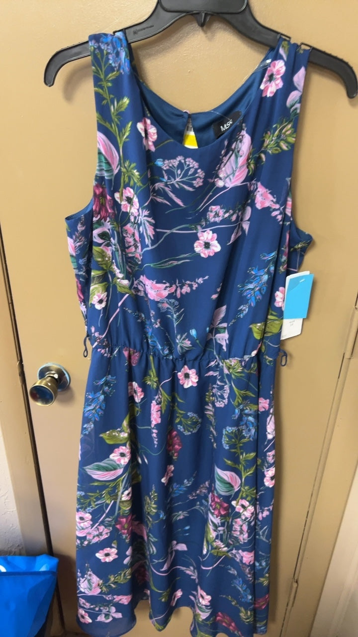 Dress 16 Blue Floral