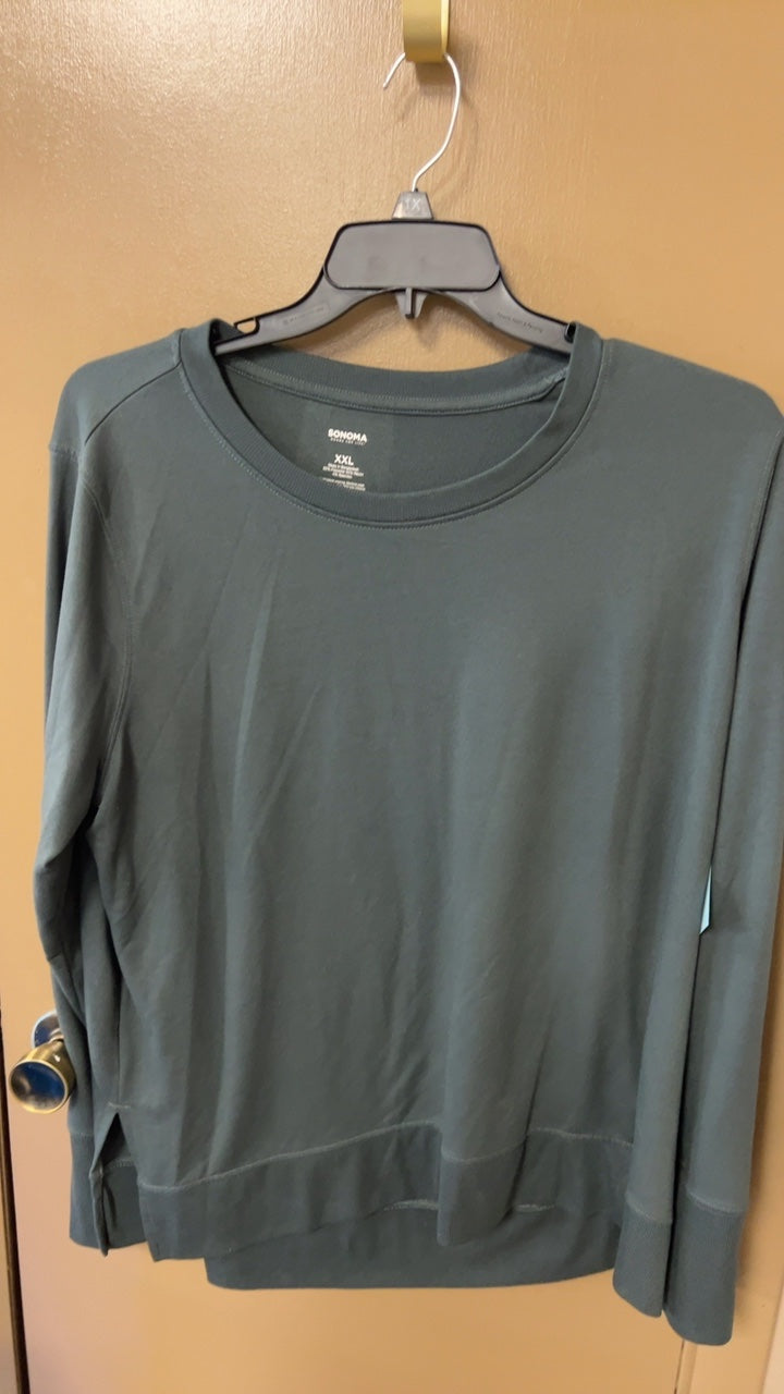 Sonoma Goods for Life Sweatshirt XXL Grayish-green