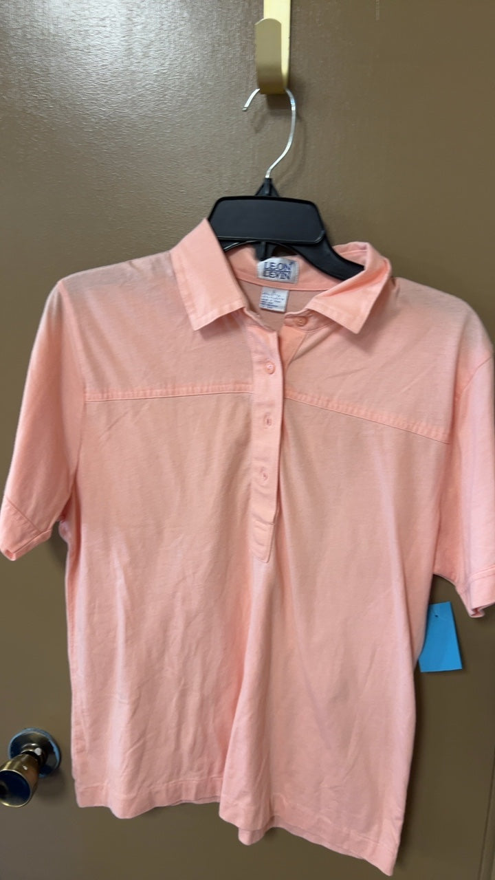 DEON LEVIN Shirt Large Peach