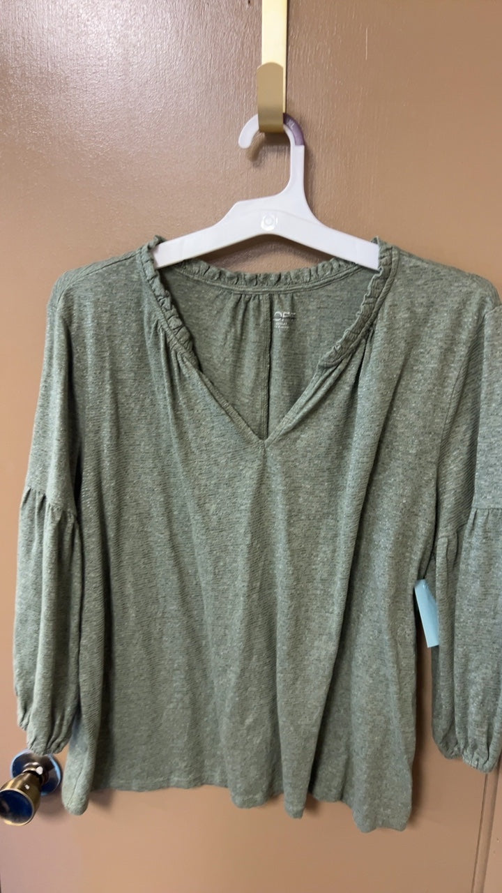 T-Shirt Large Olive Green