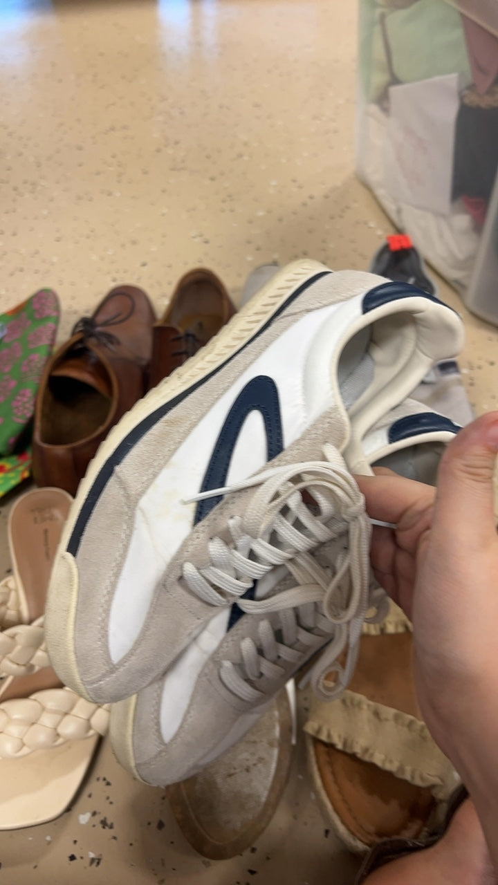 Sneakers 7 Beige and Navy