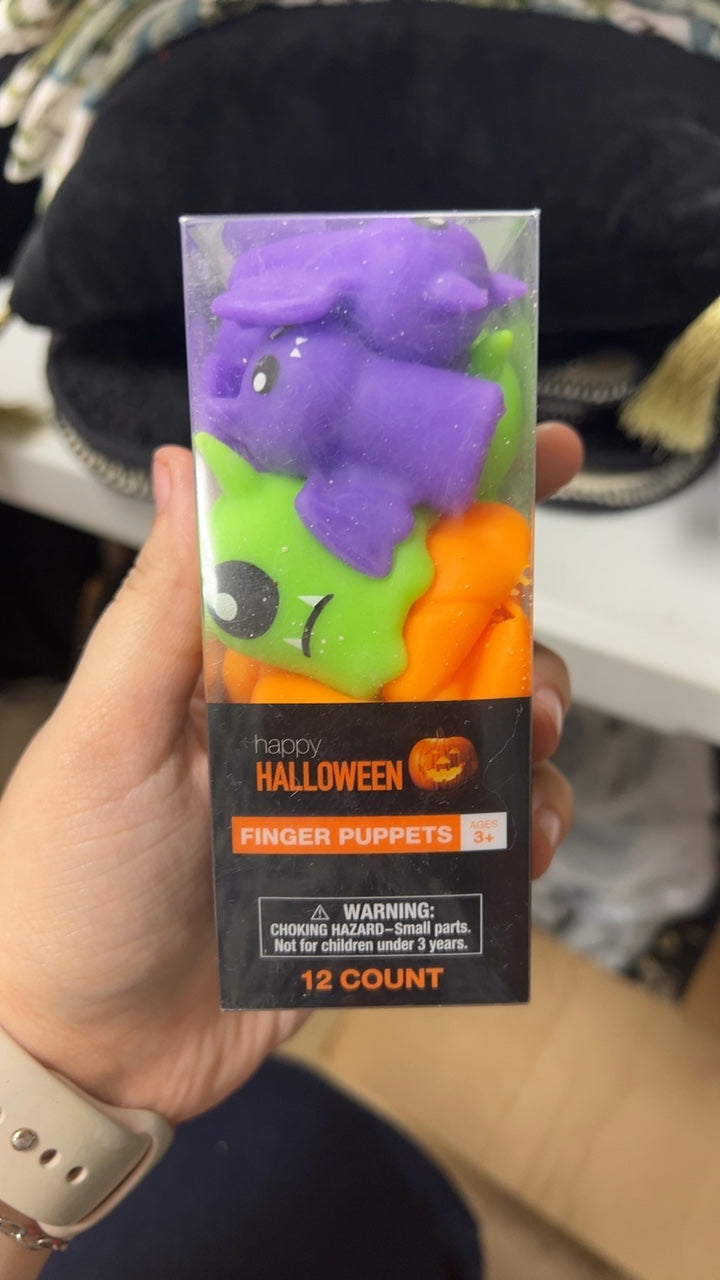 Finger Puppets Multicolor (Purple, Green, Orange)