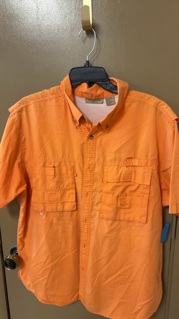 Rugged Earth Shirt MENS Large Orange