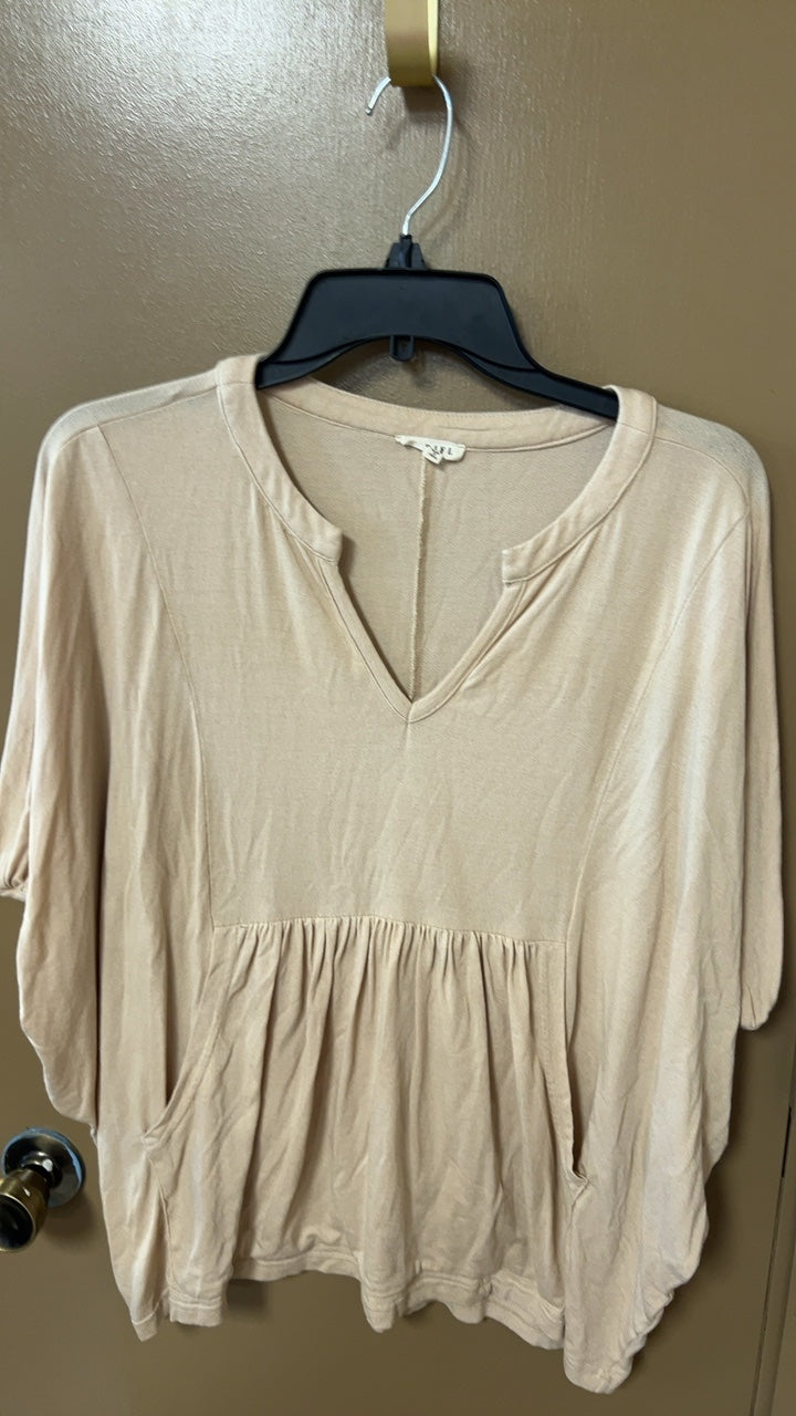  Blouse Small Beige