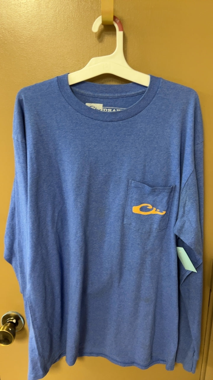 DRAKE T-Shirt MENS Large Blue