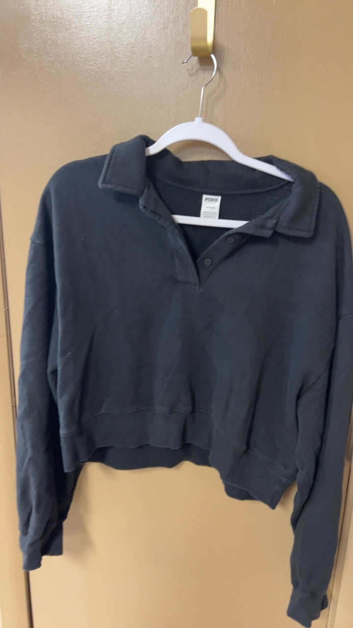 Pink Sweatshirt Medium Dark gray