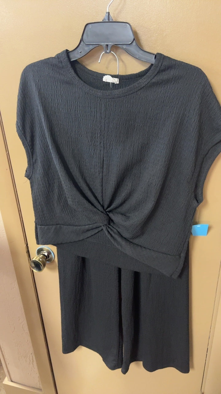 2 piece set Medium Black