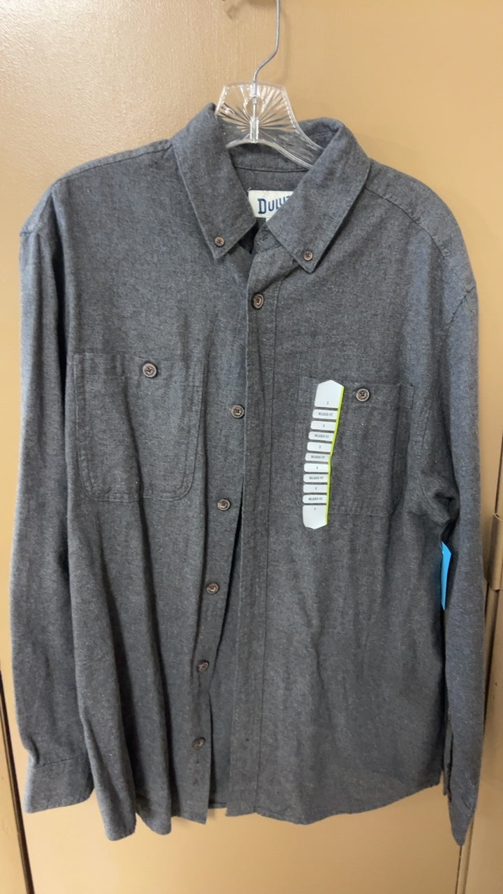 Duluth Shirt MENS SMALL Grey