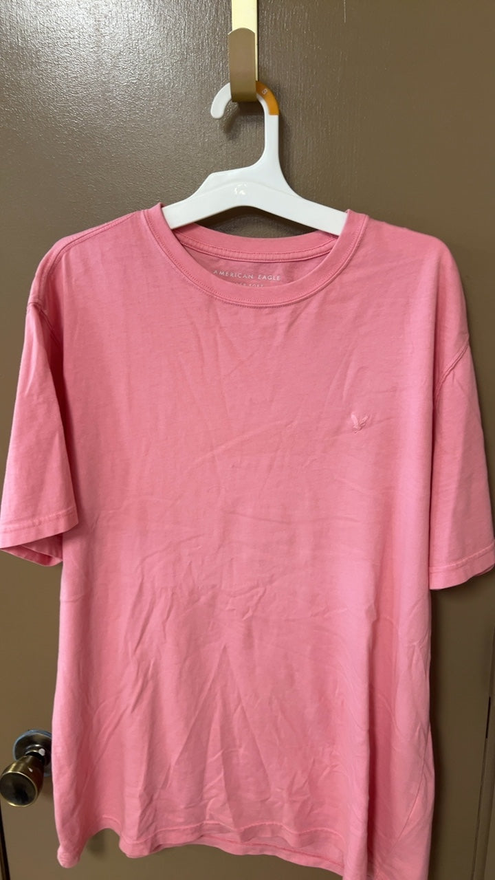 American Eagle T-Shirt MENS Large Pink