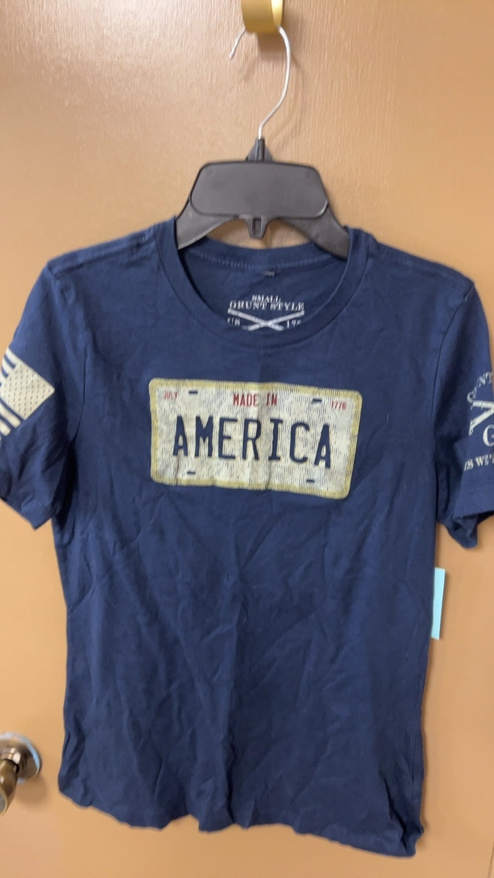  T-Shirt MENS SMALL Blue